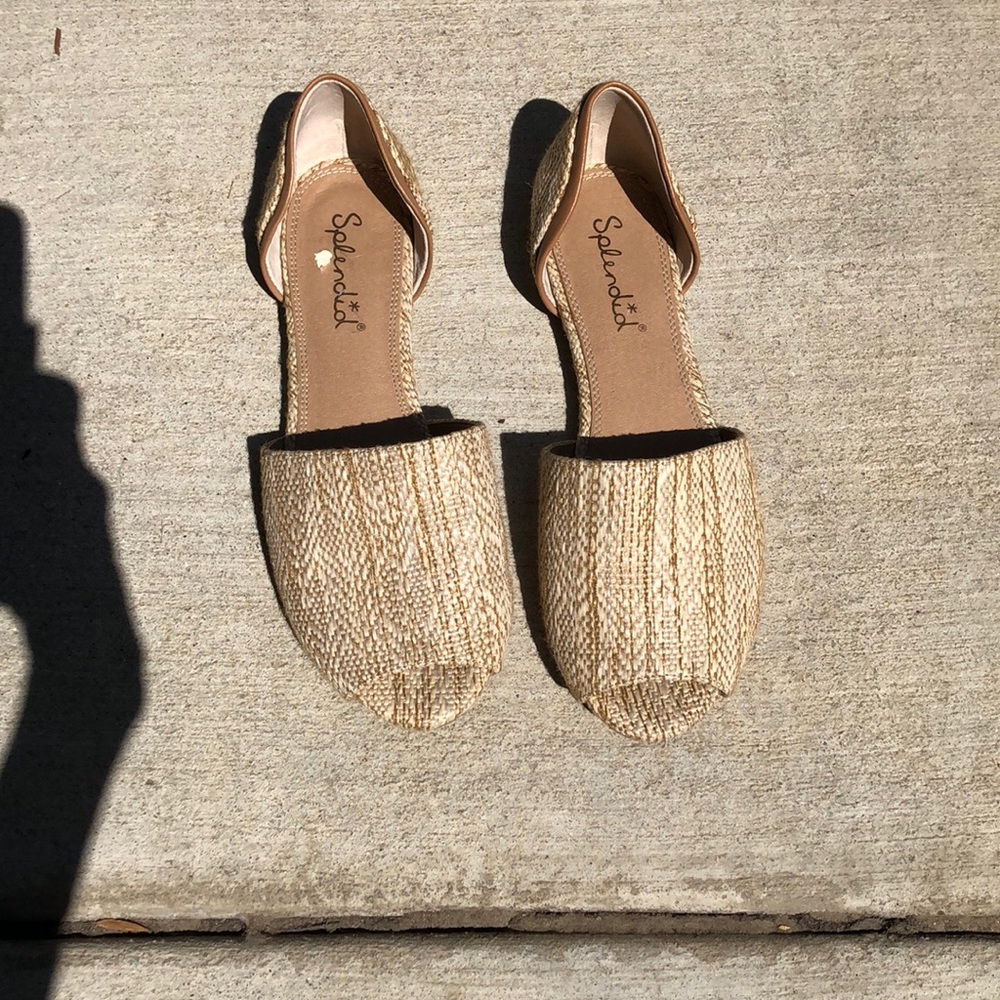 Splendid peep toe Espadrilles